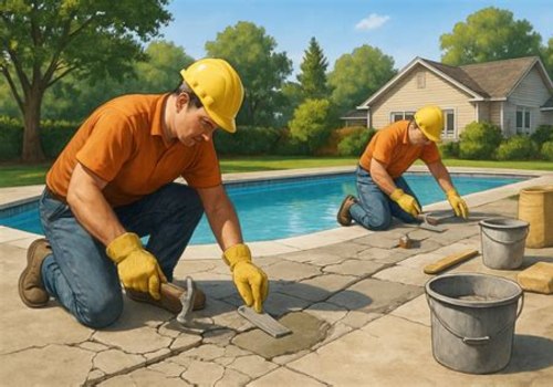 Repairing Pool Decks Near Trees: What You Need to Know